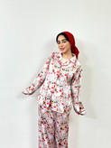 بلوز و شلوار طرحدار زنانه طرح کریسمس
